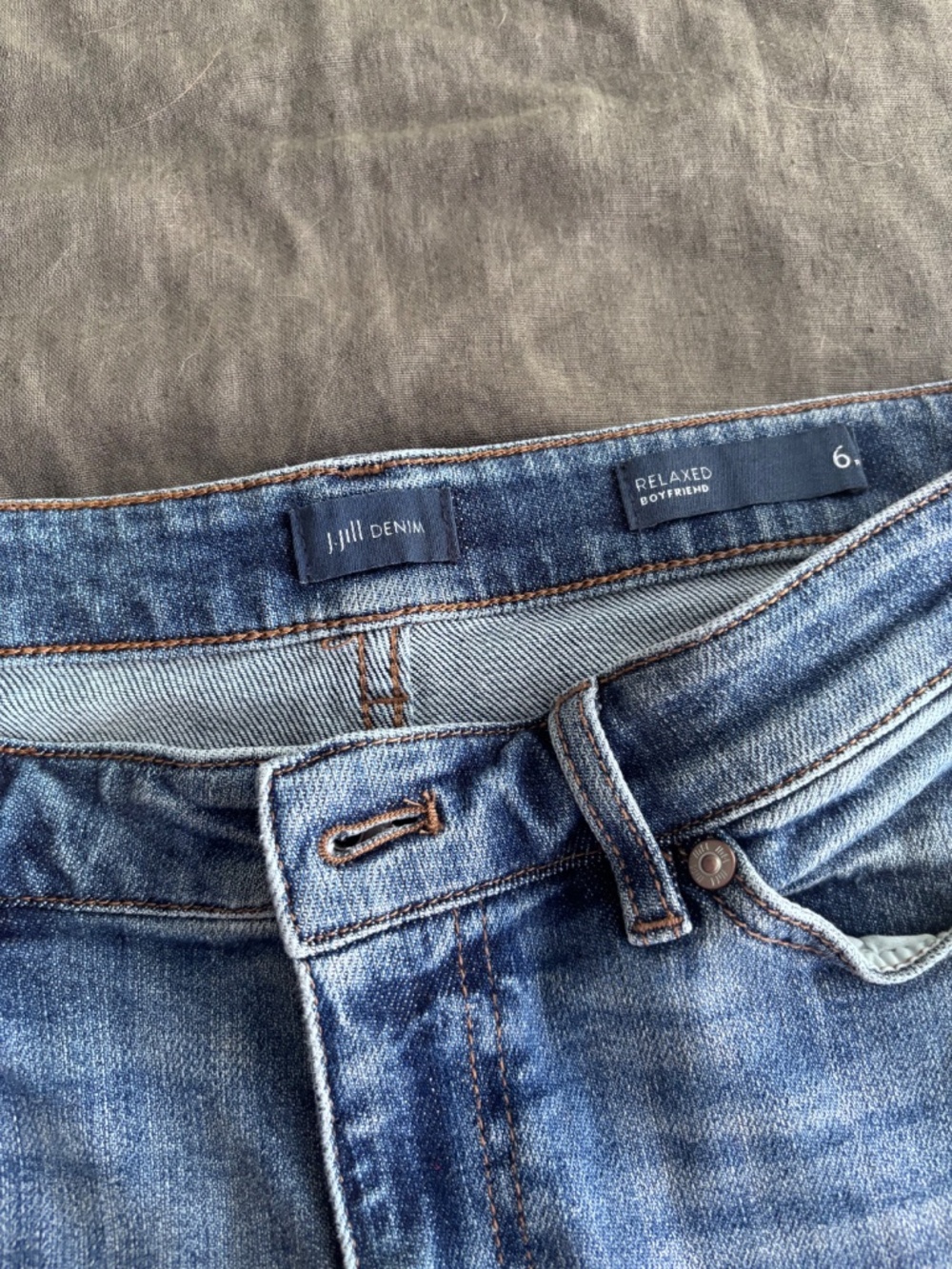 J Jill Boyfriend Jeans Size 6 - Picture 2 of 5